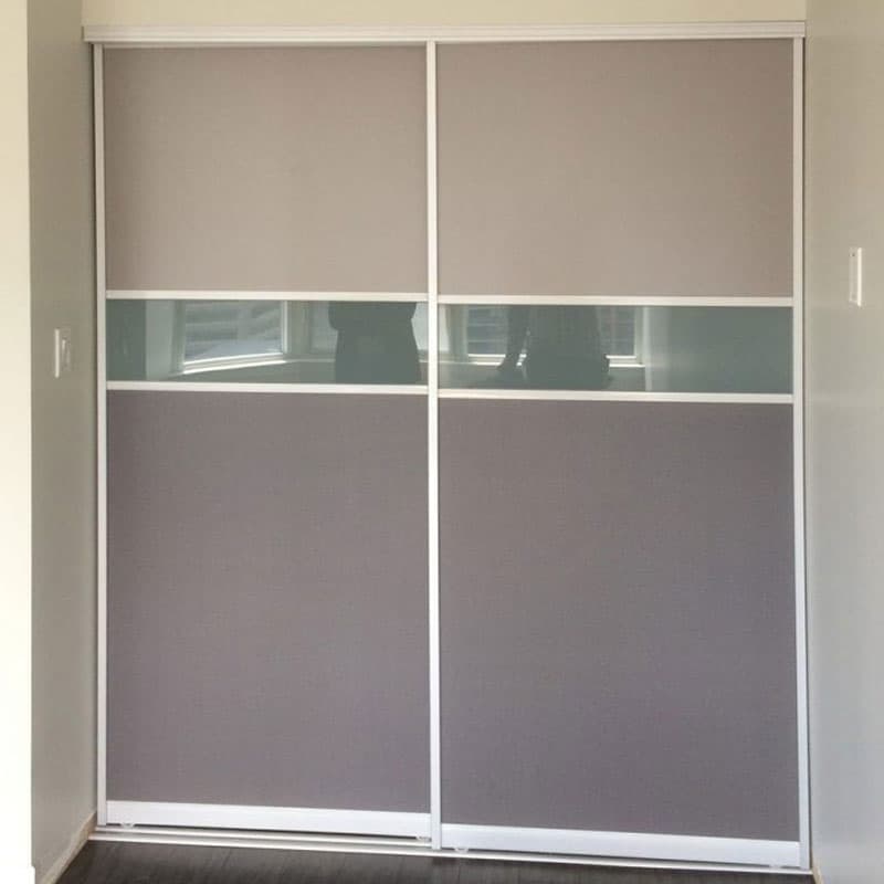 Completed Roomidea panel sliding doors fitted to an interior opening